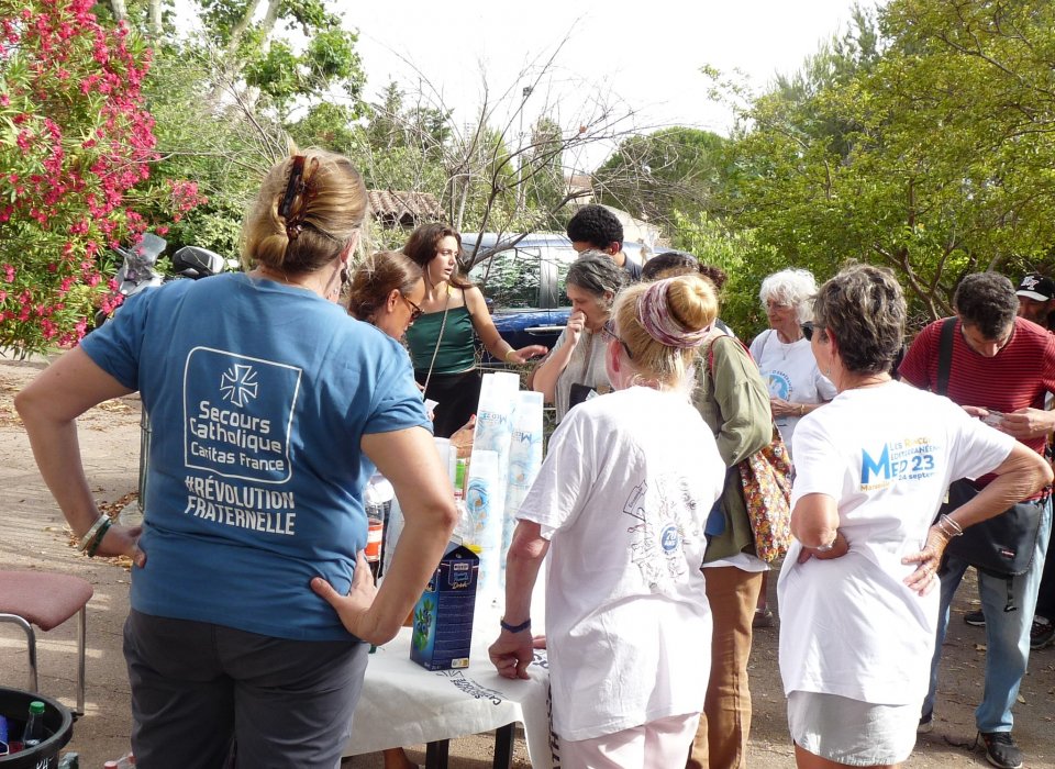 Fête de l'été de l'accueil mobile de nuit, à Grande Bastide