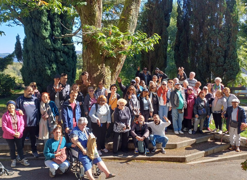 Les participants du Voyage de l'Espérance à Lourdes