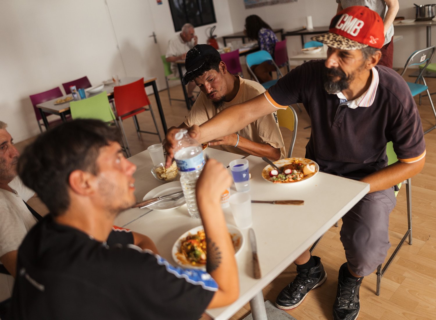 un repas partagé à Marseille